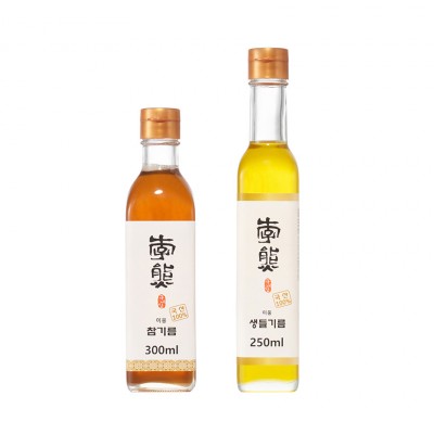 선물세트 2호 (참기름 300ml+생들기름 250ml)